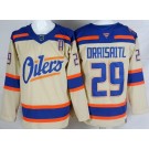 Men's Edmonton Oilers #29 Leon Draisaitl Cream Alternate Authentic Jersey