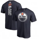 Men's Edmonton Oilers #97 Connor McDavid Navy Printed T Shirt 112375