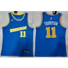 Men's Golden State Warriors #11 Klay Thompson Blue 2022 Classic Icon Swingman Jersey