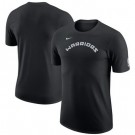 Men's Golden State Warriors Black 2022 City Edition Essential Warmup T-Shirt