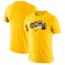 Men's Golden State Warriors Yellow 2021 City Edition Essential Wordmark Collage T-Shirt