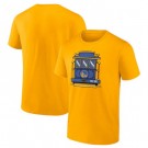 Men's Golden State Warriors Yellow Hometown Collection Street Car T-Shirt