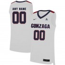 Men's Gonzaga Bulldogs Customized White 2019 College Basketball Jersey