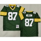 Men's Green Bay Packers #87 Jordy Nelson Throwback Jersey