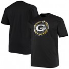 Men's Green Bay Packers Black Printed T Shirt 302243