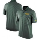 Men's Green Bay Packers Green Sideline Lock Up Victory Performance Polo