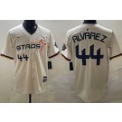 Men's Houston Astros #44 Yordan Alvarez Cream 2025 City Connect Limited Jersey