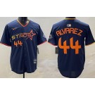 Men's Houston Astros #44 Yordan Alvarez Navy 2025 City Connect Limited Jersey