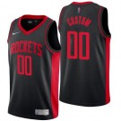 Men's Houston Rockets Customized Black Earned Stitched Swingman Jersey