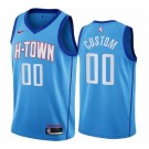Men's Houston Rockets Customized Blue 2021 City Stitched Swingman Jersey