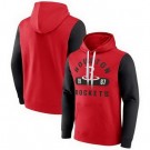 Men's Houston Rockets Red Bold Attack Pullover Hoodie