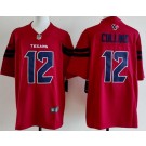Men's Houston Texans #12 Nico Collins Limited Red Vapor Jersey