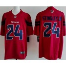 Men's Houston Texans #24 Derek Stingley Jr Limited Red Vapor Jersey
