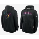 Men's Houston Texans Black 2025 Crucial Catch Sideline Hoodie