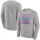 Men's Houston Texans Gray Chance Throwback Fleece Pullover Sweatshirt