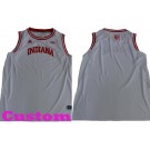 Men's Indiana Hoosiers Customized White College Basketball Jersey