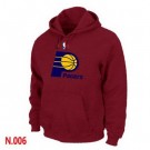 Men's Indiana Pacers Red Printed Pullover Hoodie