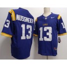 Men's LSU Tigers #13 Garrett Nussmeier Purple FUSE College Football Jersey