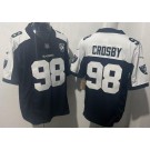 Men's Las Vegas Raiders #98 Maxx Crosby Limited Black Thanksgiving FUSE Vapor Jersey