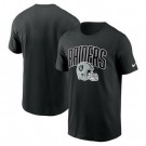 Men's Las Vegas Raiders Black Team Athletic T Shirt