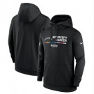 Men's Los Angeles Chargers Black 2022 Crucial Catch Therma Performance Pullover Hoodie