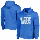 Men's Los Angeles Chargers Blue Printed Pullover Hoodie 302658