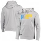 Men's Los Angeles Chargers Gray Printed Pullover Hoodie 302521
