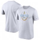 Men's Los Angeles Chargers White Icon Performance T-Shirt