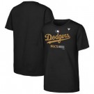 Men's Los Angeles Dodgers Black 2024 World Series Champions T Shirt 250304