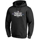 Men's Los Angeles Dodgers Black 2025 Tokyo Series Performance Pullover Hoodie