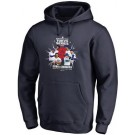 Men's Los Angeles Dodgers Navy 2025 Tokyo Series Performance Pullover Hoodie
