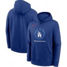 Men's Los Angeles Dodgers Royal 2025 Tokyo Series Performance Pullover Hoodie