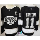 Men's Los Angeles Kings #11 Anze Kopitar Black Alternate Authentic Jersey