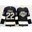 Men's Los Angeles Kings #22 Kevin Fiala Black Alternate Authentic Jersey