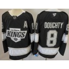 Men's Los Angeles Kings #8 Drew Doughty Black Alternate Authentic Jersey