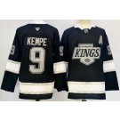 Men's Los Angeles Kings #9 Adrian Kempe Black Alternate Authentic Jersey