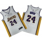 Men's Los Angeles Lakers #24 Kobe Bryant White Icon Swingman Jersey