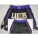 Men's Los Angeles Lakers Black 2023 City Just Don Shorts