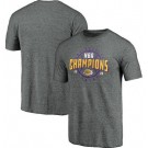 Men's Los Angeles Lakers Gray 2020 Champions Printed T Shirt 201081
