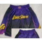 Men's Los Angeles Lakers Purple 2024 City Just Don Shorts