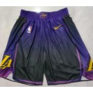 Men's Los Angeles Lakers Purple 2024 City Swingman Shorts