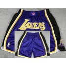 Men's Los Angeles Lakers Purple Statement Just Don Shorts