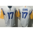 Men's Los Angeles Rams #17 Davante Adams Limited White FUSE Vapor Jersey