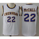 Men's Love and Basketball Crenshaw #22 Quincy Mcall White Basketball Jersey