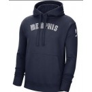 Men's Memphis Grizzlies Navy 2021 City Edition Essential Logo Pullover Hoodie