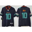 Men's Miami Dolphins #10 Tyreek Hill Limited Black Rivalries Vapor Jersey