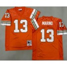 Men's Miami Dolphins #13 Dan Marino Orange 1984 Throwback Jersey