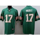 Men's Miami Dolphins #17 Jaylen Waddle Limited Aqua Alternate Vapor Jersey