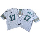 Men's Miami Dolphins #17 Jaylen Waddle Limited White Throwback FUSE Vapor Jersey