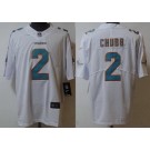 Men's Miami Dolphins #2 Bradley Chubb Limited White Vapor Jersey